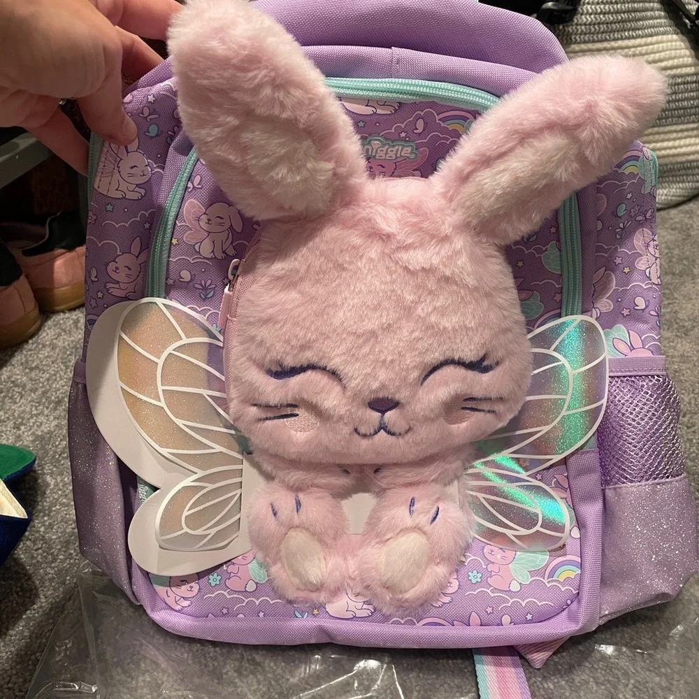 Smiggle Bunny Kids Backpack - Picture 2 of 4